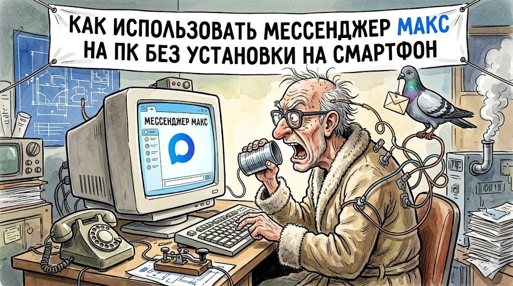 Как использовать мессенджер МАКС на ПК без установки на смартфон