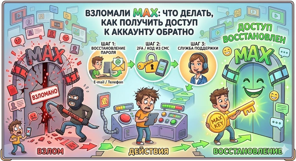Взломали МАКС: Как вернуть аккаунт и защитить свои данные