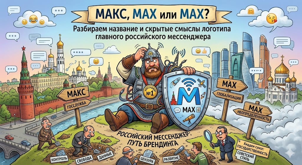 МАКС или MAX мессенджер: как правильно пишется название и что значит логотип?