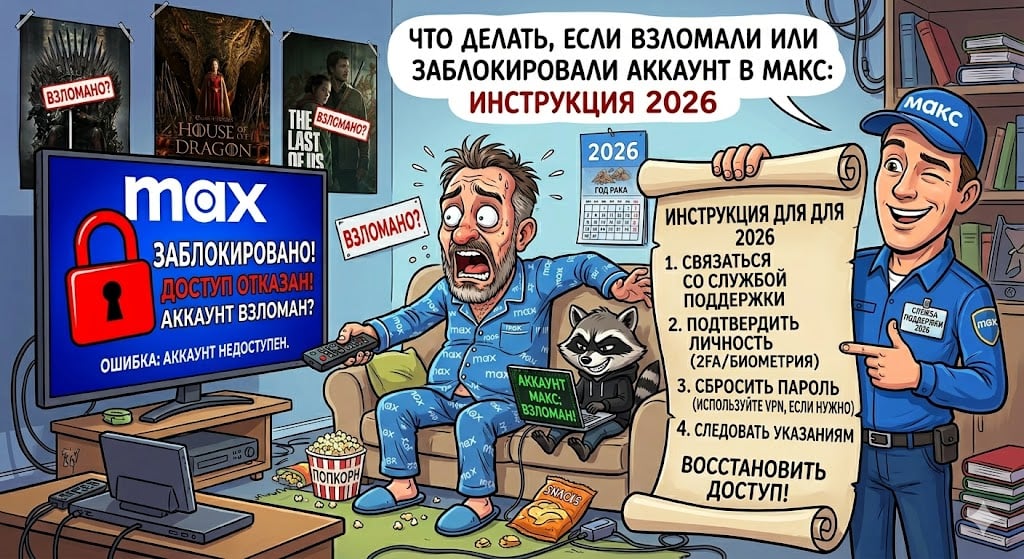 Что делать, если взломали или заблокировали аккаунт в Макс: Инструкция 2026