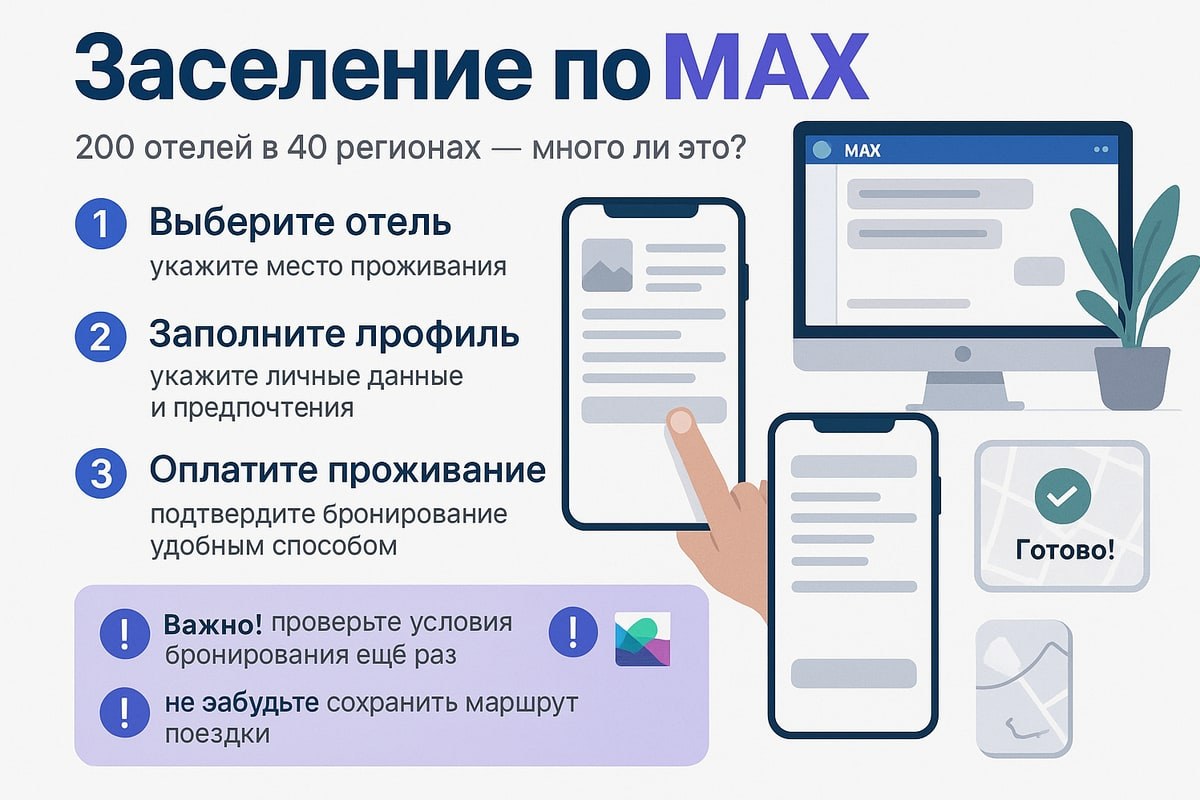 Заселение по MAX: 200 отелей в 40 регионах — много ли это