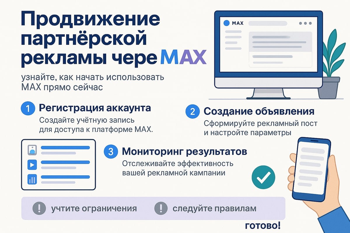 Эффективное продвижение партнёрки в MAX: пошаговый гид
