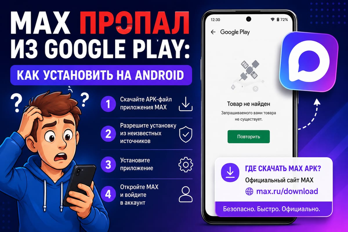 MAX пропал из Google Play: как установить на Android