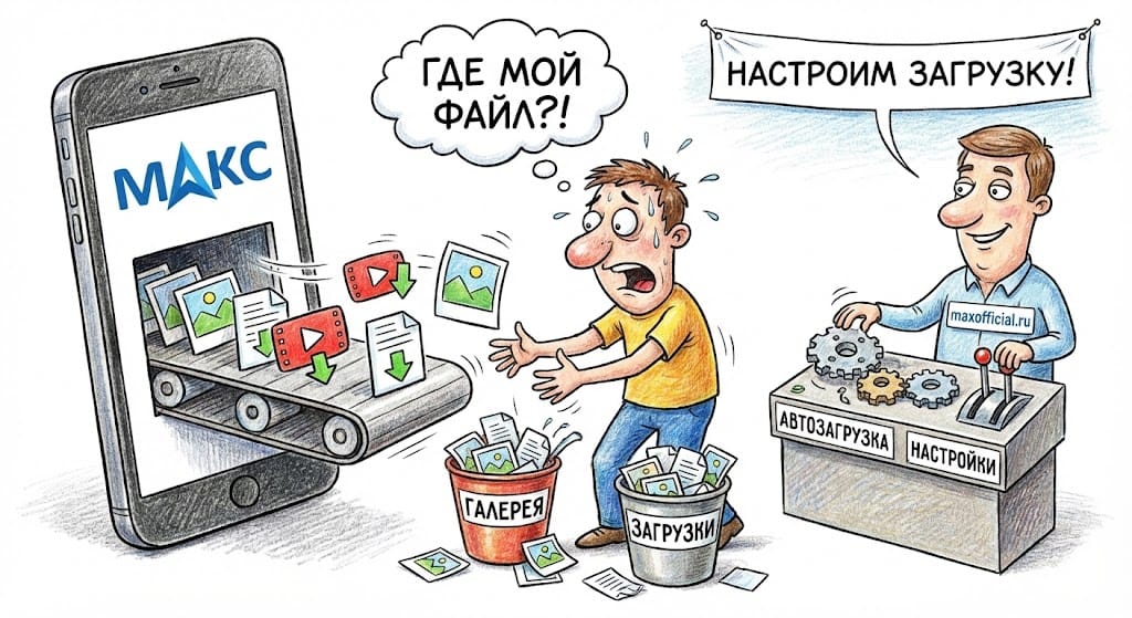 Инструкция по скачиванию файлов в МАКС