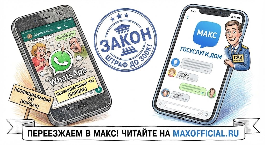Официальные домовые чаты в МАКС