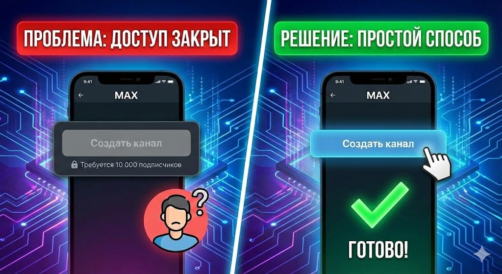 Как создать канал в MAX. Лайфхак 2026