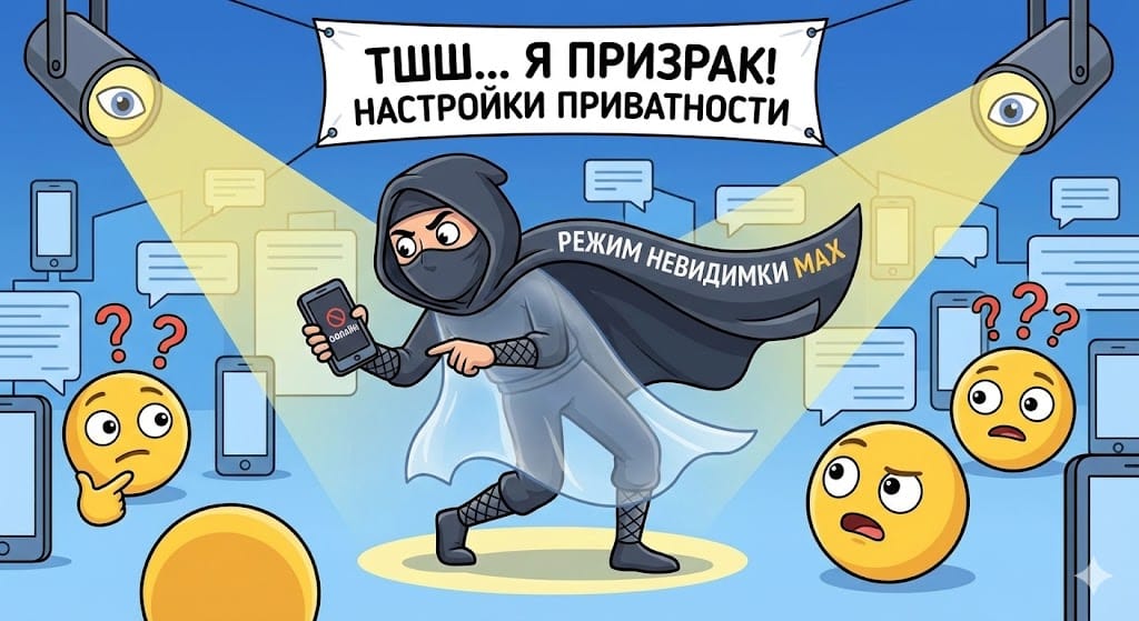 Режим Невидимка в MAX (2026)