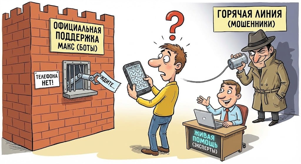 Служба поддержки МАКС мессенджера