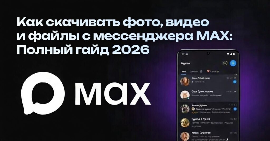 Скачивание файлов в MAX 2026