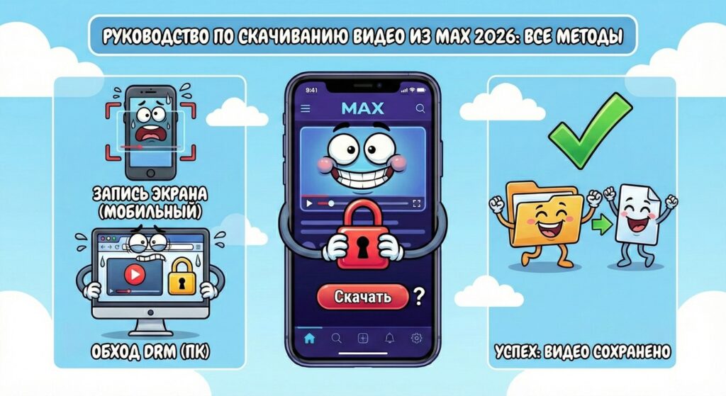 Как скачать видео из мессенджера MAX