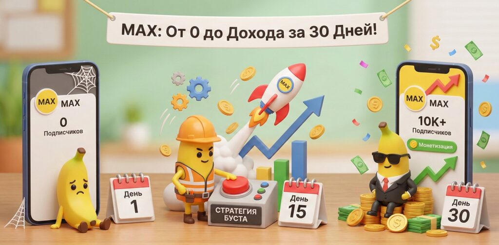 Раскрутка каналов MAX