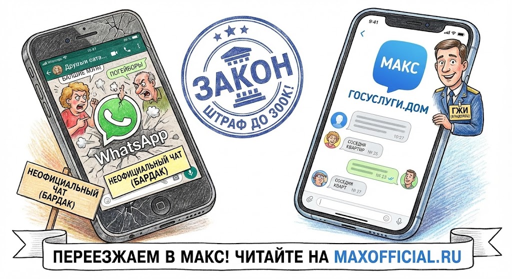 Официальные домовые чаты в МАКС