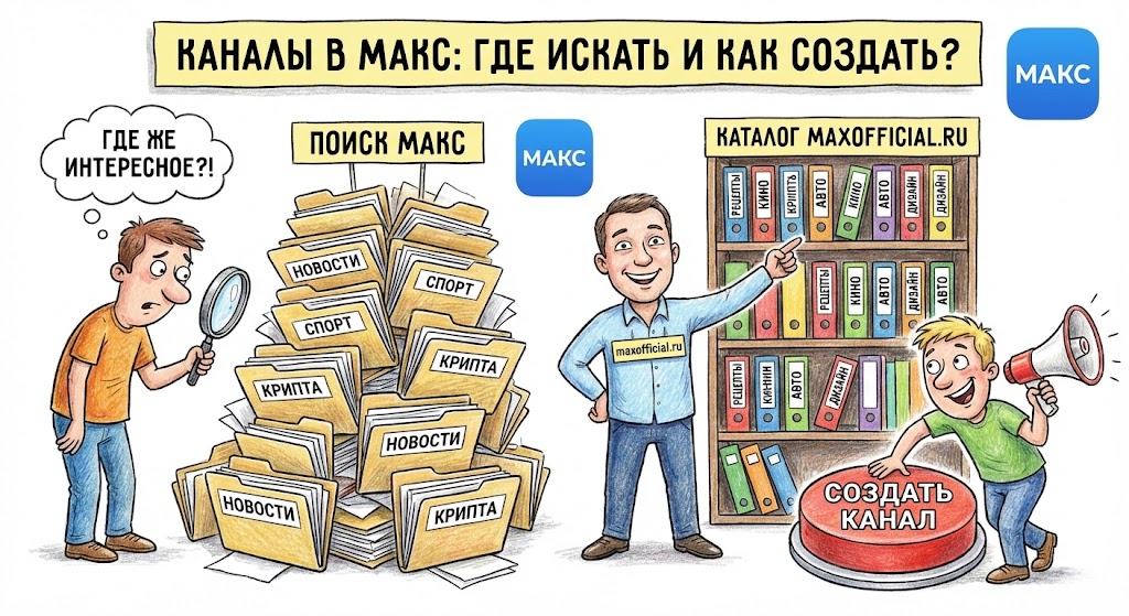 Каналы в МАКС: где найти, посмотреть и создать (Гайд 2026)