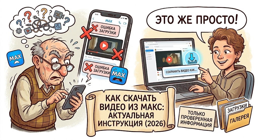 Как скачать видео из мессенджера МАКС: Полное техническое руководство