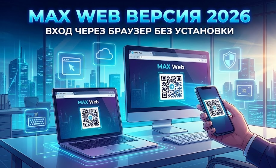 MAX Веб версия 2026: Вход в мессенджер через браузер