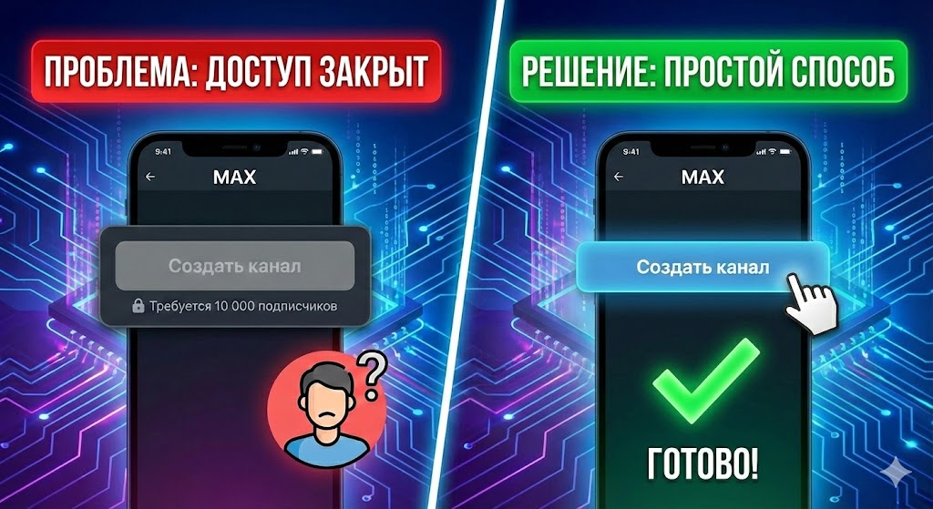 Как создать канал в MAX. Лайфхак 2026
