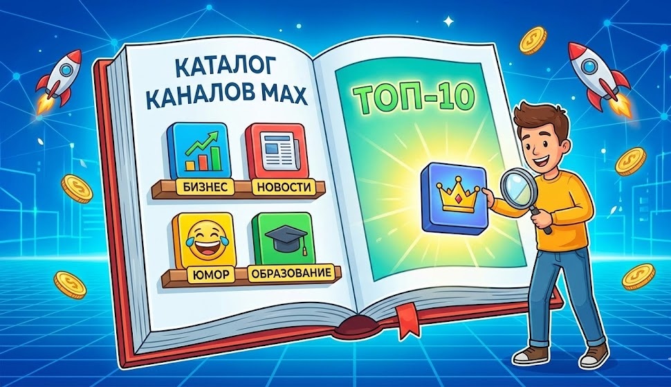 Каталог каналов MAX 2026