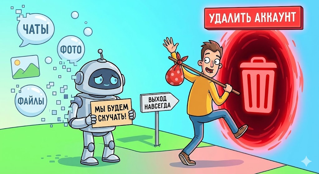 Как удалить аккаунт в MAX навсегда