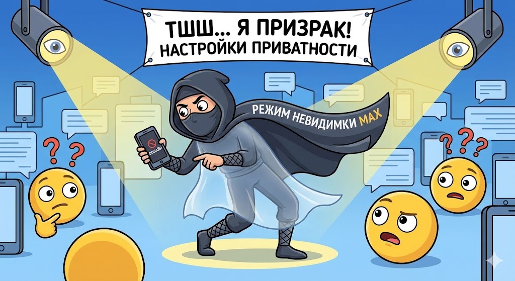 Режим Невидимка в MAX (2026)