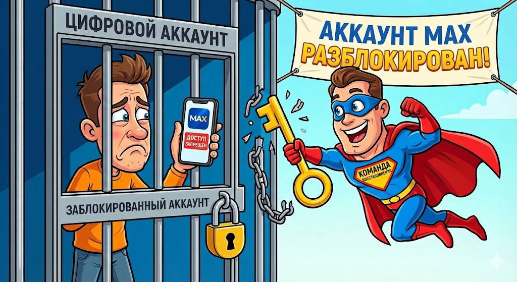 Инструкция по разблокировке аккаунта МАКС 2026