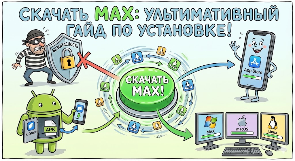 Скачать мессенджер MAX: гайд по установке на Android, iOS и ПК
