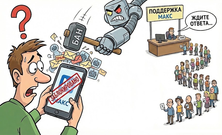 Разблокировка МАКС