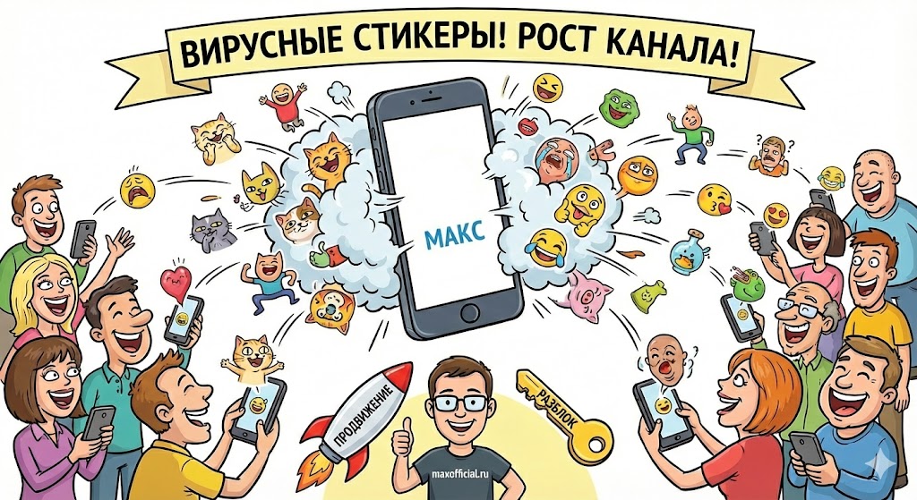 Создание стикеров в мессенджере МАКС