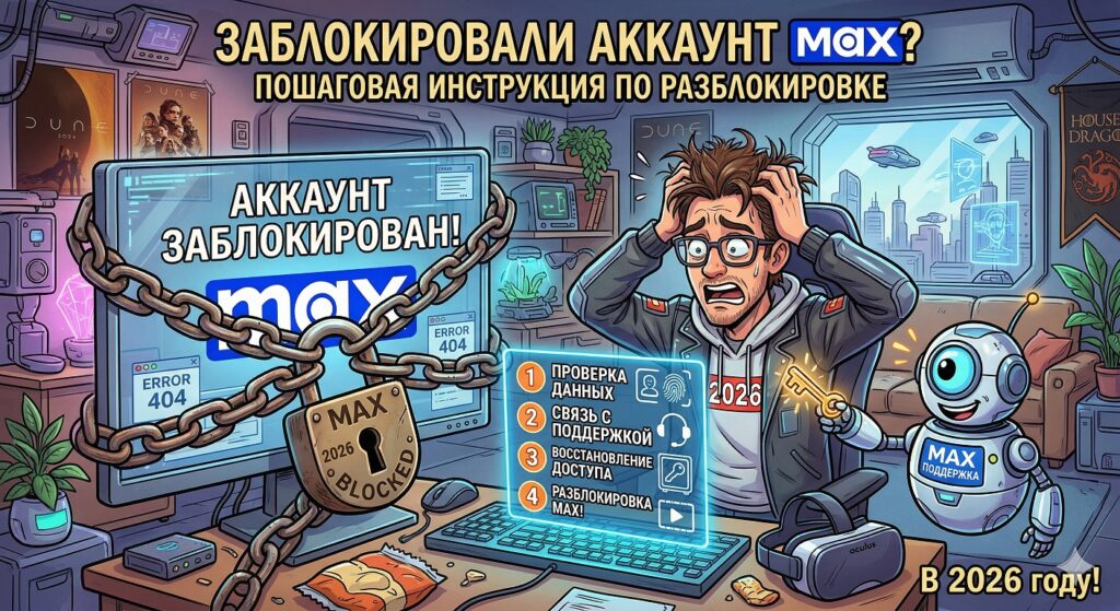 Заблокировали аккаунт МАКС ? Пошаговая инструкция по разблокировке 2026