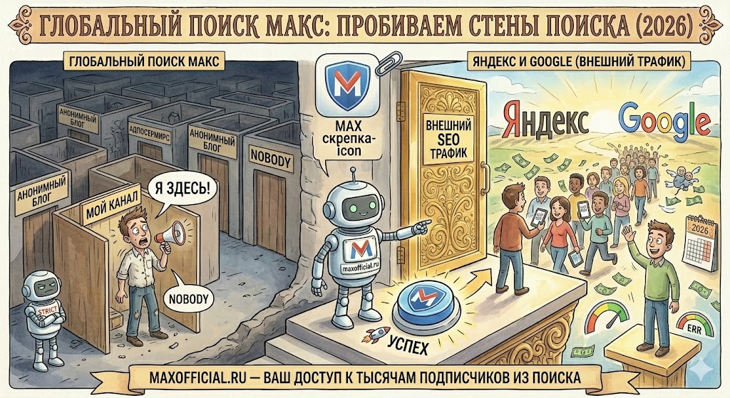 Глобальный поиск МАКС: как вывести канал в ТОП