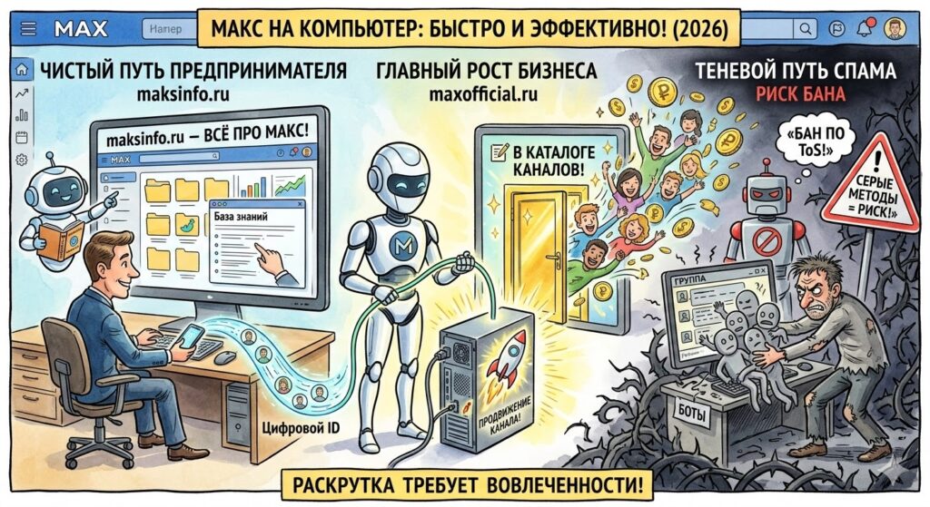 Мессенджер МАКС на компьютер Гайд 2026