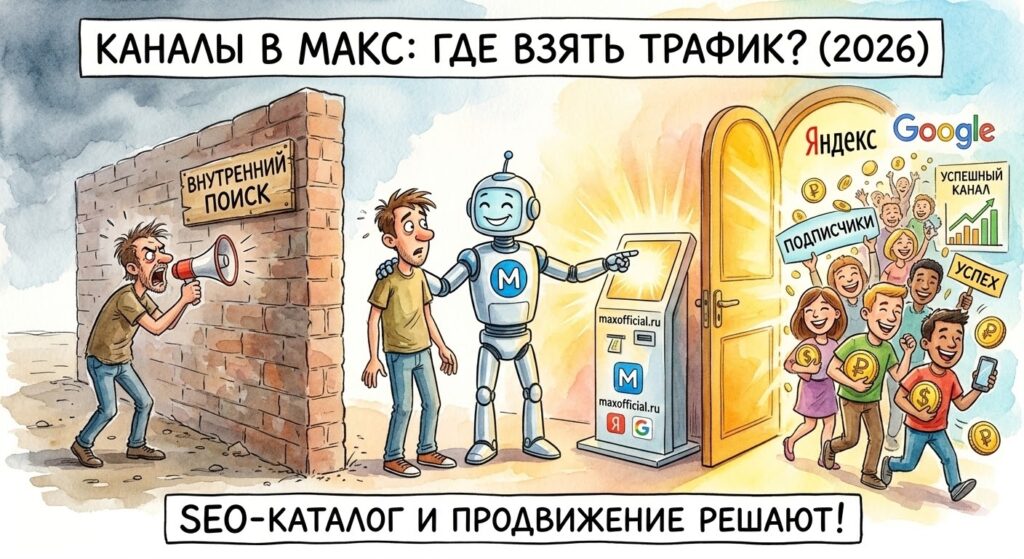 Каналы в МАКС Гайд 2026