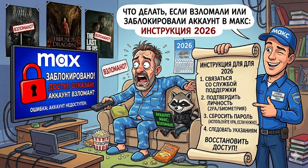 Что делать, если взломали или заблокировали аккаунт в Макс: Инструкция 2026
